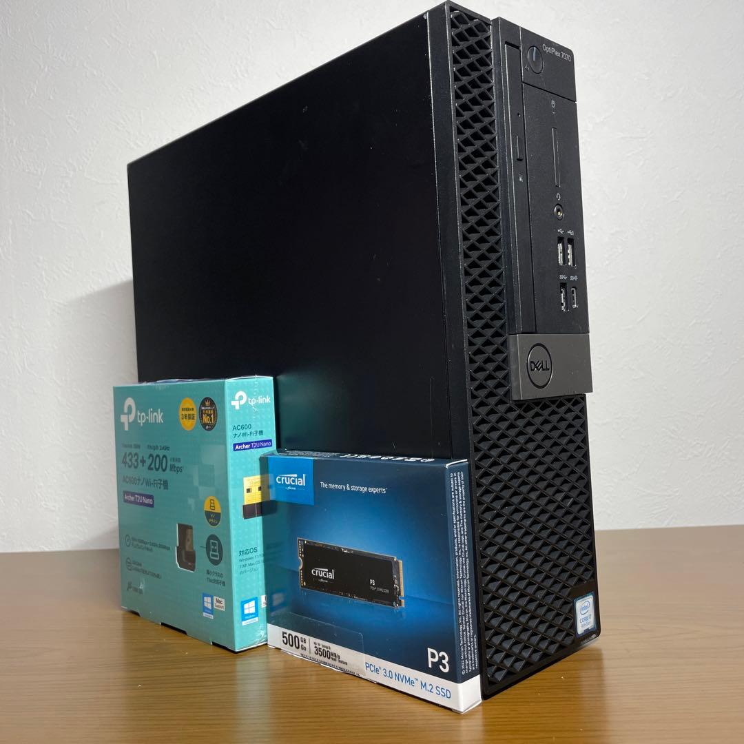 DELLデスクトップPC i7 メモリ32GB 新品SSD500GB Win11