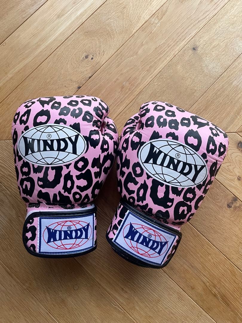 《レアカラー》WINDY ボクシンググローブ 8 oz レオパード柄