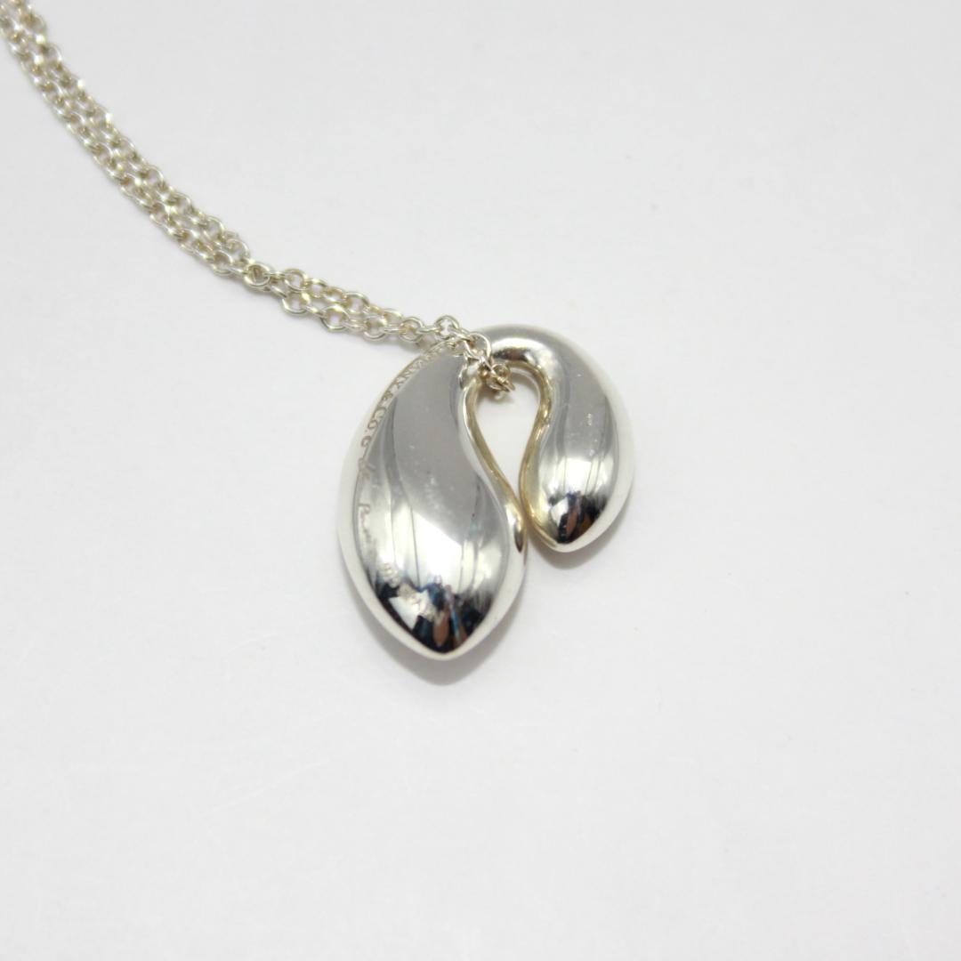 美品 Tiffany&Co. ティファニー ダブルティアドロップ ネックレス