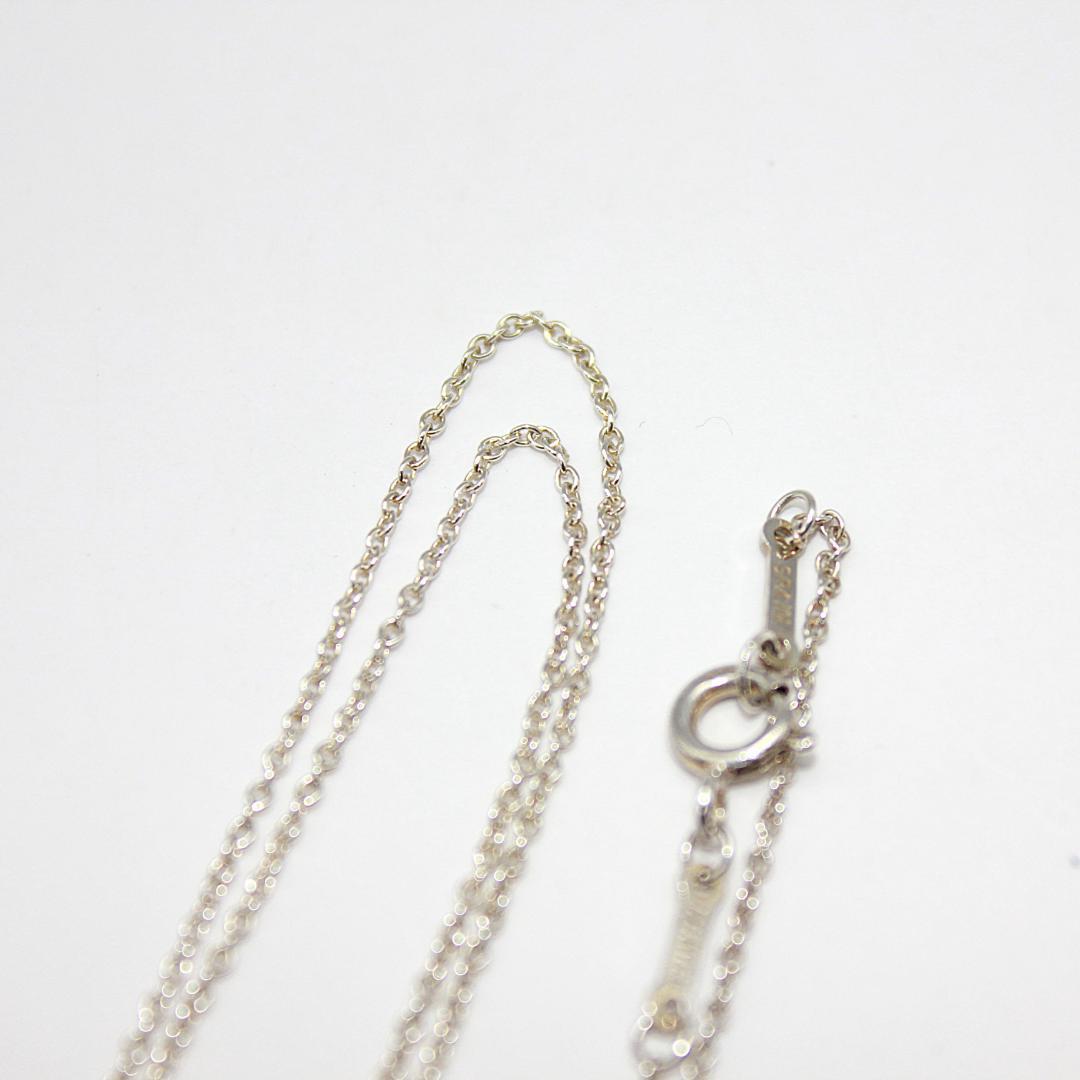 美品 Tiffany&Co. ティファニー ダブルティアドロップ ネックレス