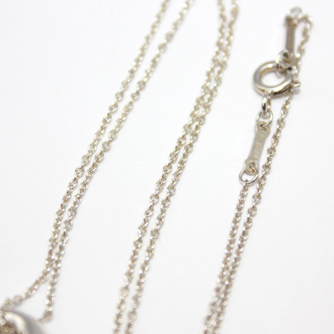 美品 Tiffany&Co. ティファニー ダブルティアドロップ ネックレス