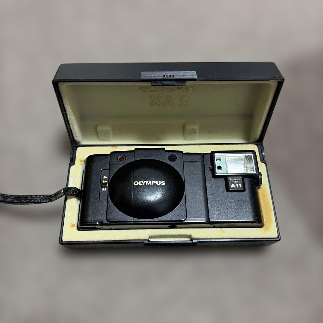 ジャンク　OLYMPUS XA2 コンパクトフィルムカメラ フラッシュ付き