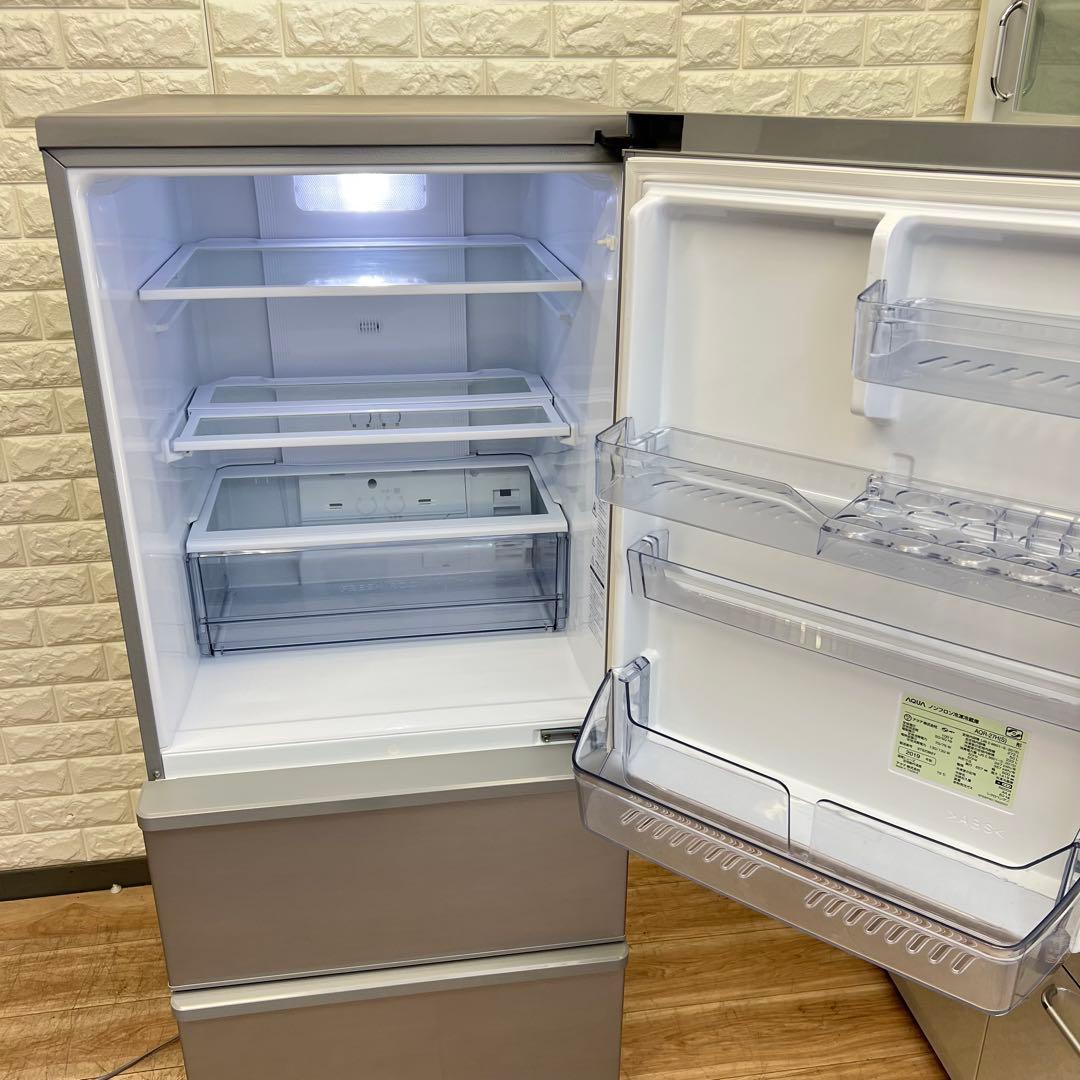 AQUA冷凍冷蔵庫 AQR-27H 272L /右開きタイプ　大阪