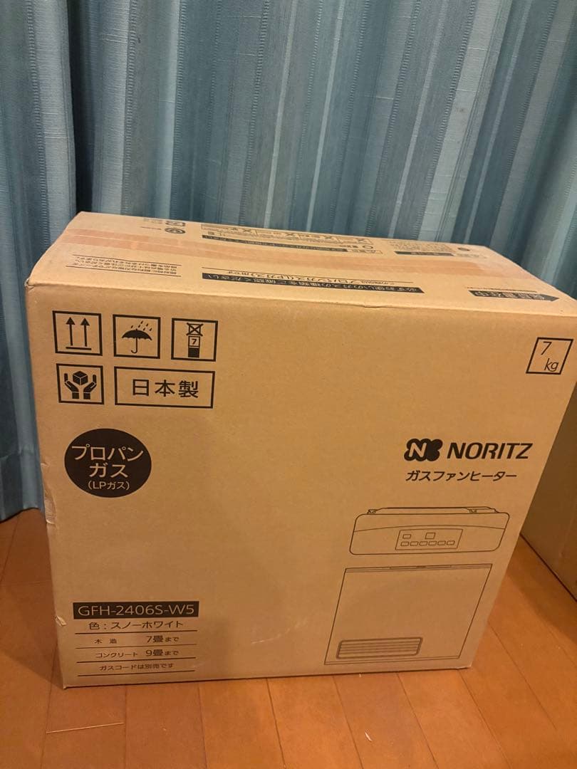 【新品未開封】NORITZ GFH-2406S-W5 ガスファンヒータープロパン