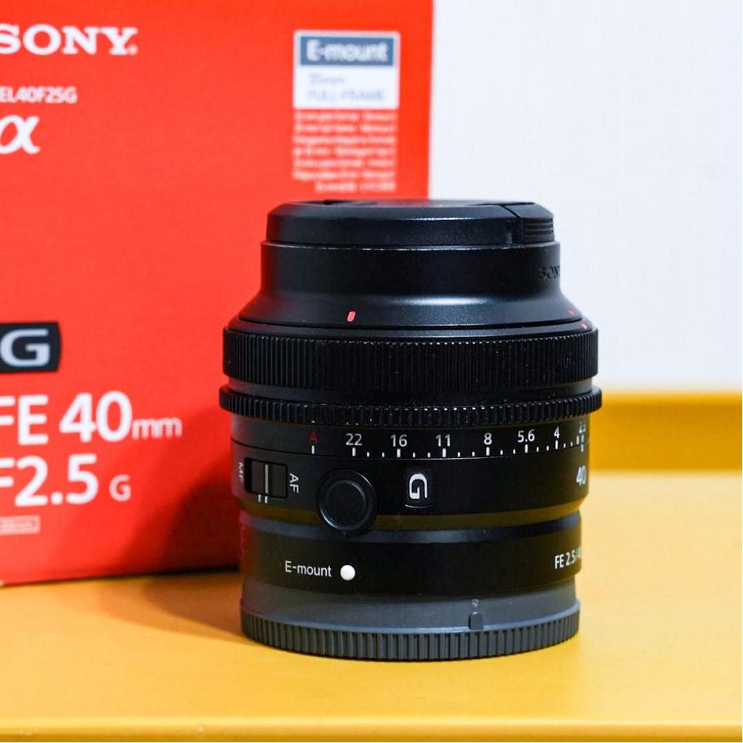 【SONY】FE 40mm F2.5 G SEL40F25G レンズフィルター付