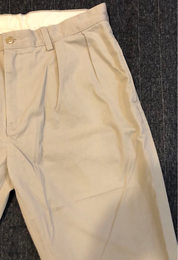 90s ラルフローレン　ツータックチノ　ETHAN PANT スリランカ製