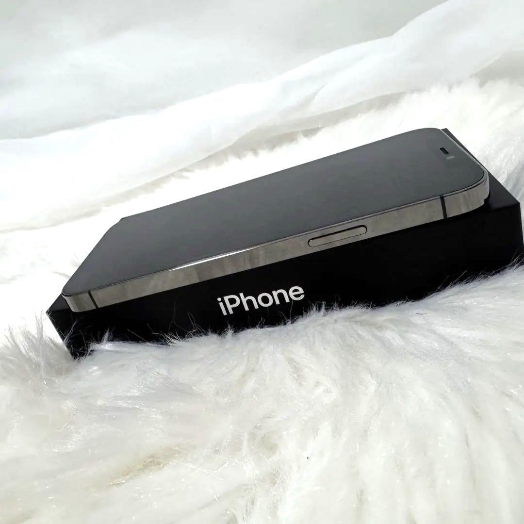 【美品】iphone12pro 128GB グラファイト アイフォン