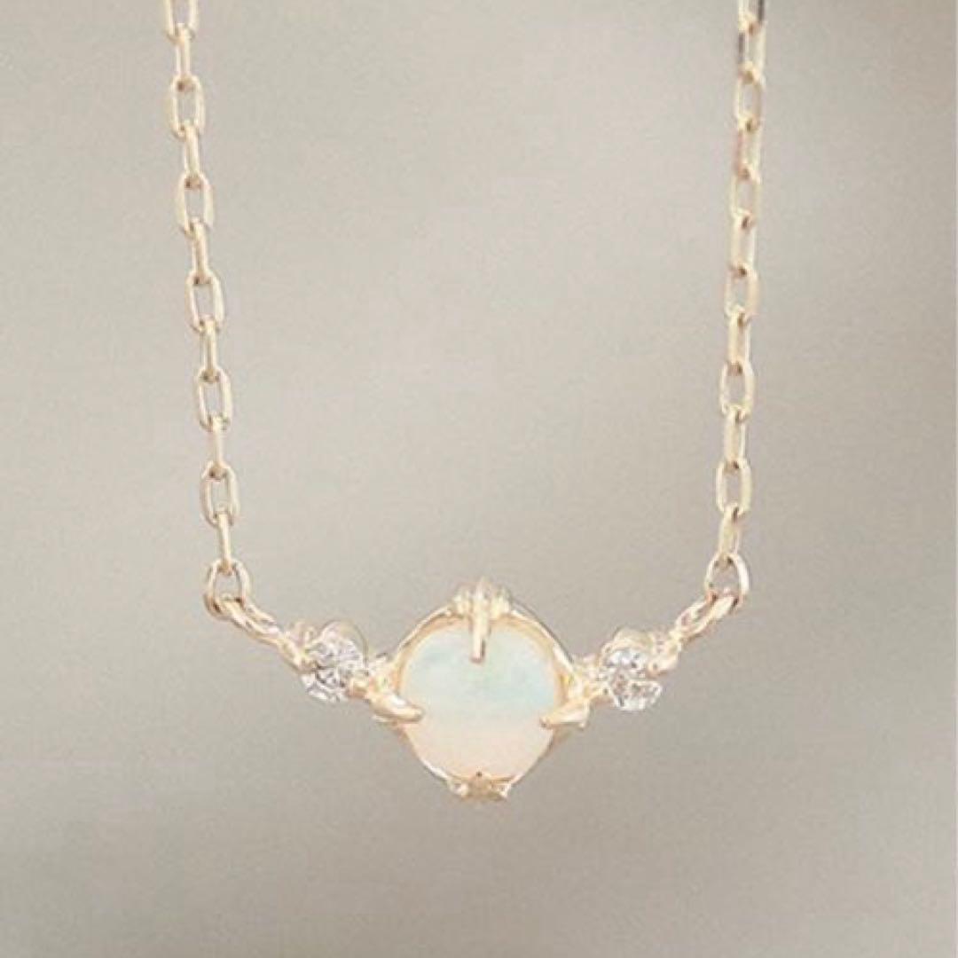 y*.様 noir de poupee K10 Lucia オパールRD×ダイヤ