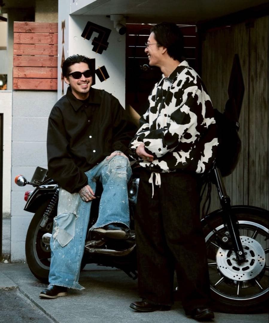 ジャケット・アウター L COTTON OXFORD COACH JACKET HOLSTEIN