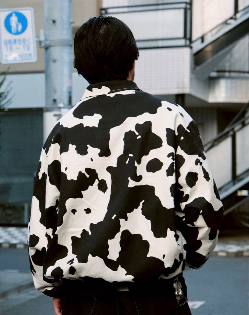 ジャケット・アウター L COTTON OXFORD COACH JACKET HOLSTEIN