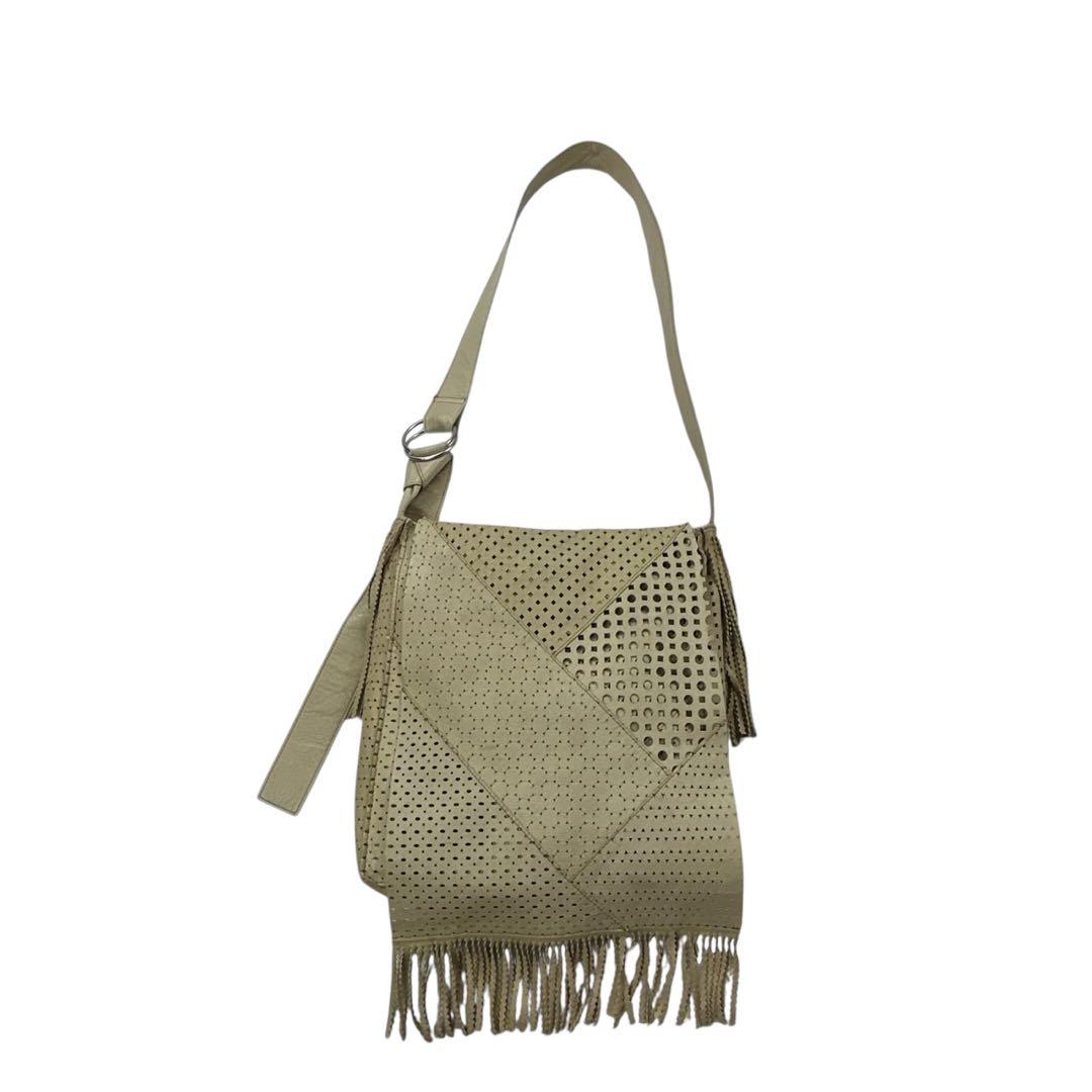 JEAN PAUL GAULTIER ショルダーバッグ 本革 フリンジ