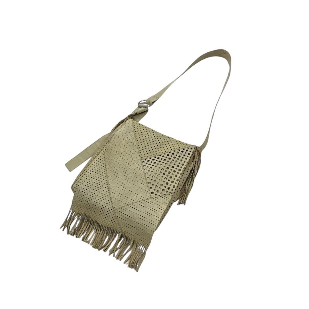 JEAN PAUL GAULTIER ショルダーバッグ 本革 フリンジ