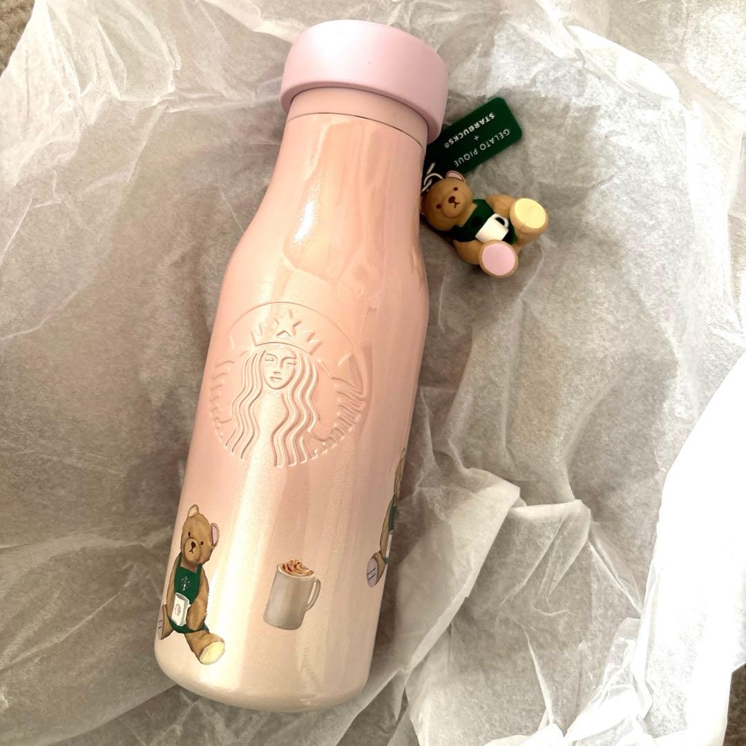 スタバ×ジェラピケ　ステンレスボトル