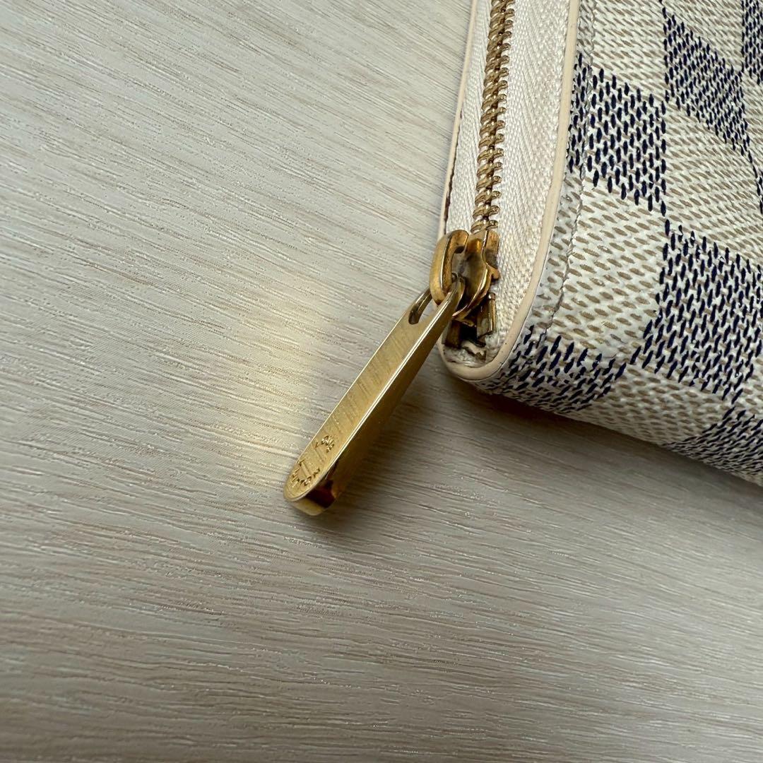 Louis Vuitton ダミエアズール pvc ジッピーパース