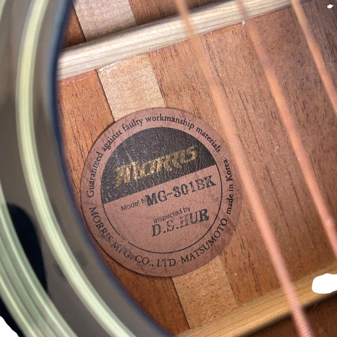 MORRIS モーリス MG-301BLK アコースティックギター