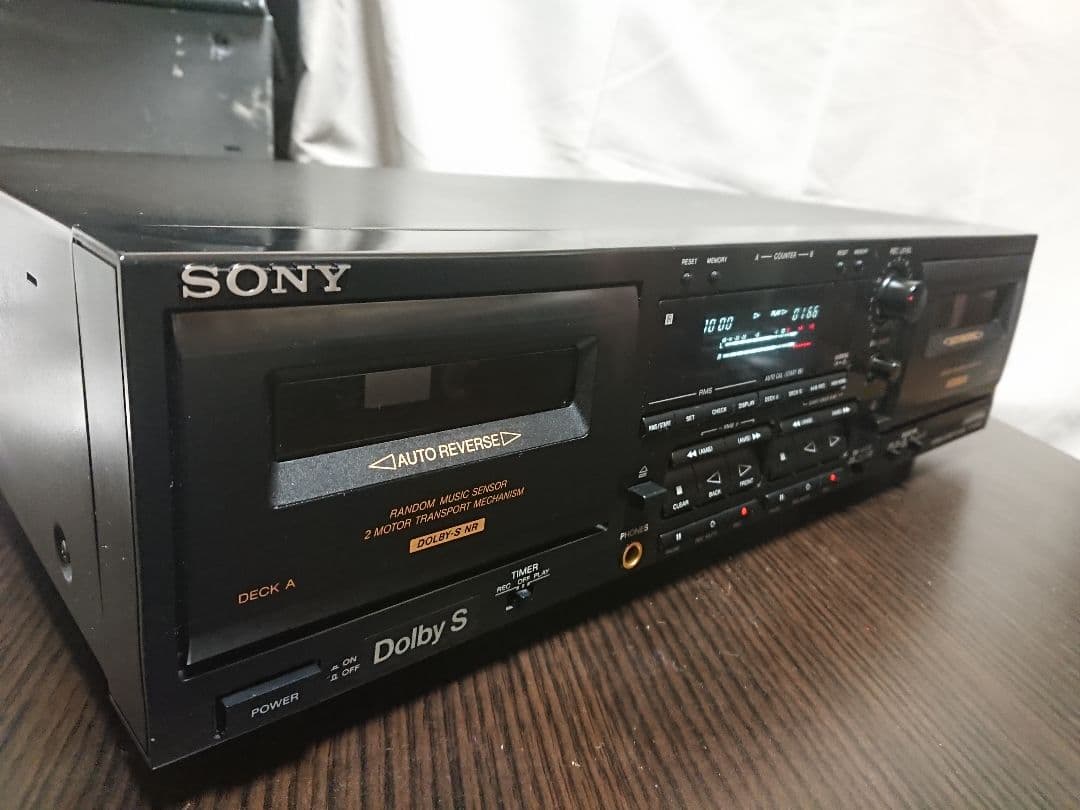 美品メンテナンス整備済 SONY製 ステレオカセットデッキ TC-WR705S