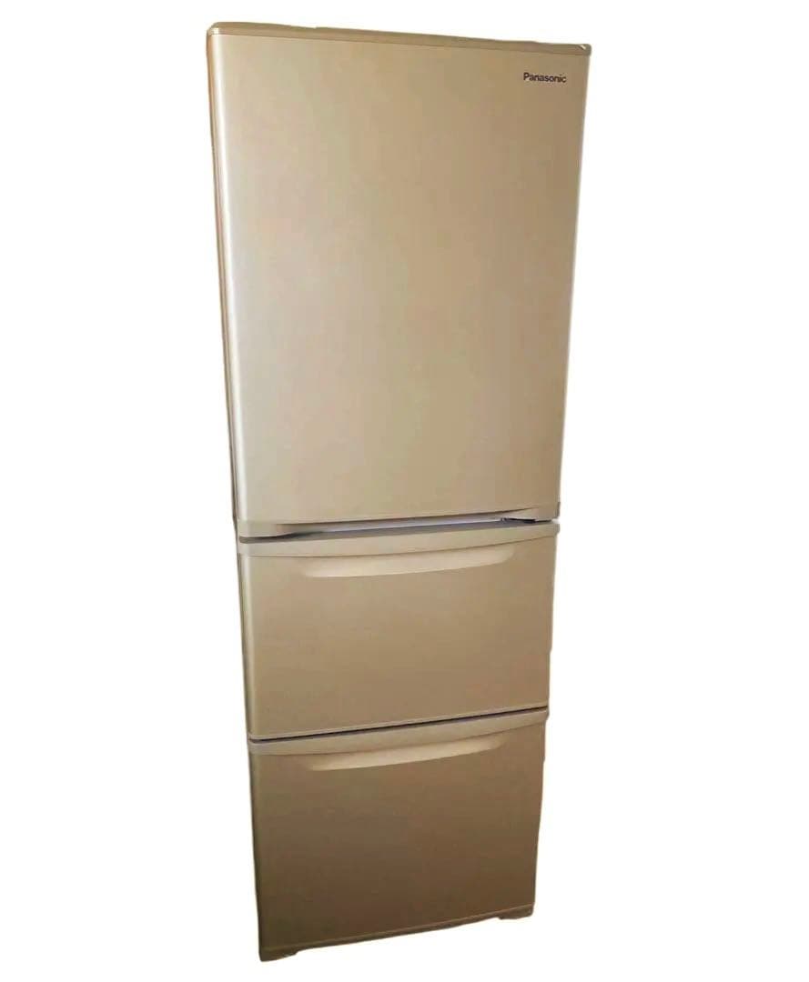 Panasonic パナソニック 冷凍冷蔵庫 335L グレイスゴールド 右開き