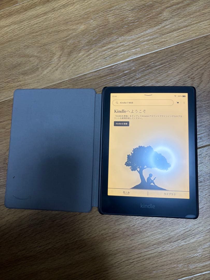 Kindle paper white 本体 専用カバー　箱付　保護シート付　美品