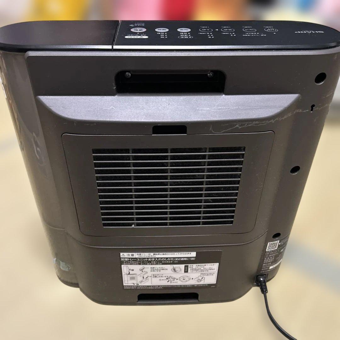 SHARP プラズマクラスター セラミックファンヒーター　2023年製　黒