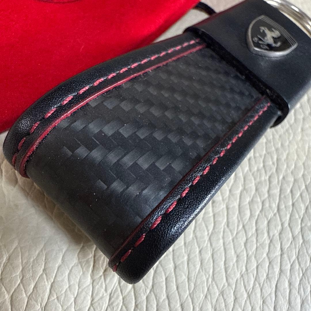フェラーリ オフィシャル カーボン キーリング③ Ferrari
