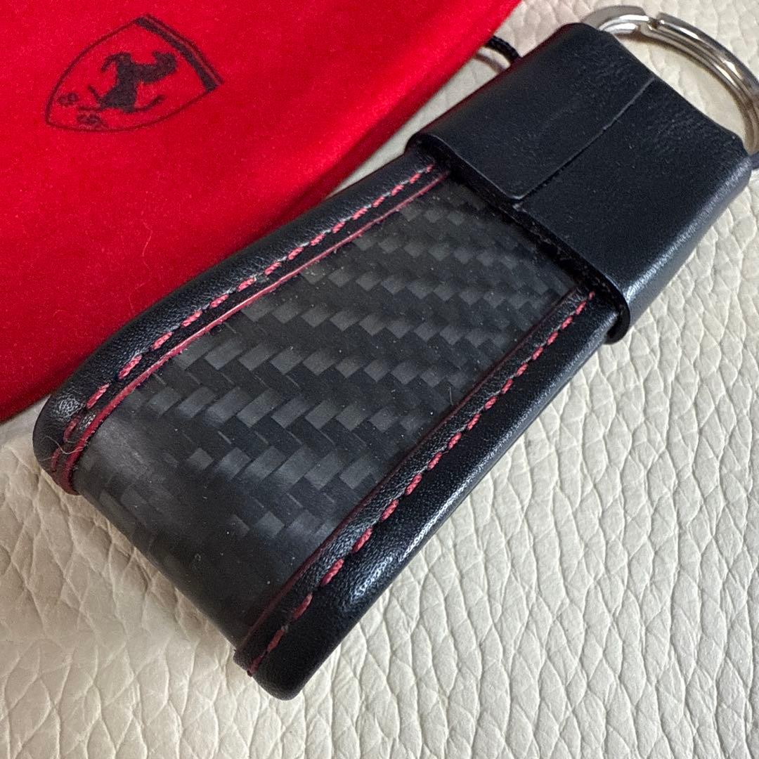 フェラーリ オフィシャル カーボン キーリング③ Ferrari