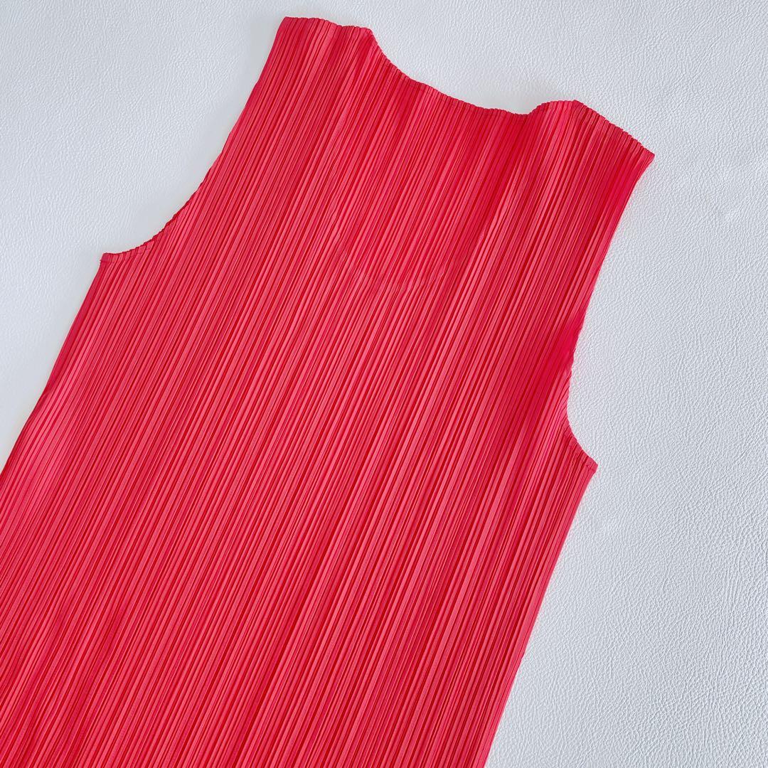 美品✨プリーツプリーズ　トップス　ノースリーブ　ワンピース　チュニック　サイズ4