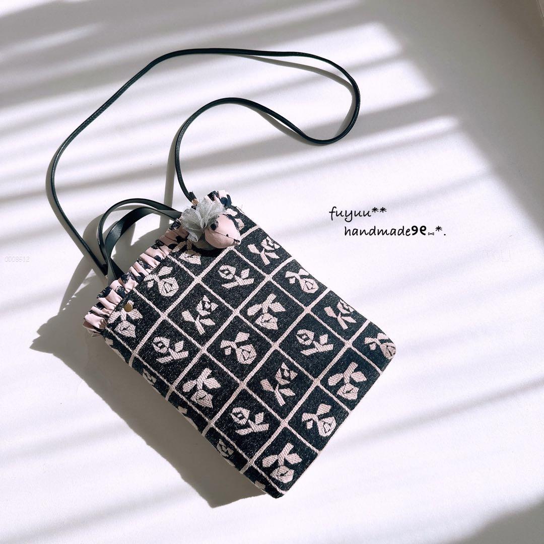 ハンドメイドꕤ︎︎控えめフリルのトートバッグ ミナペルホネン Lulu