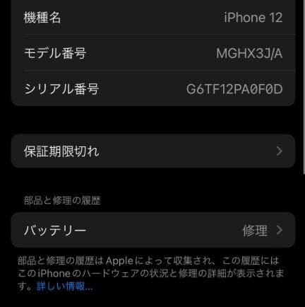 iPhone 12 128GB - ブルー