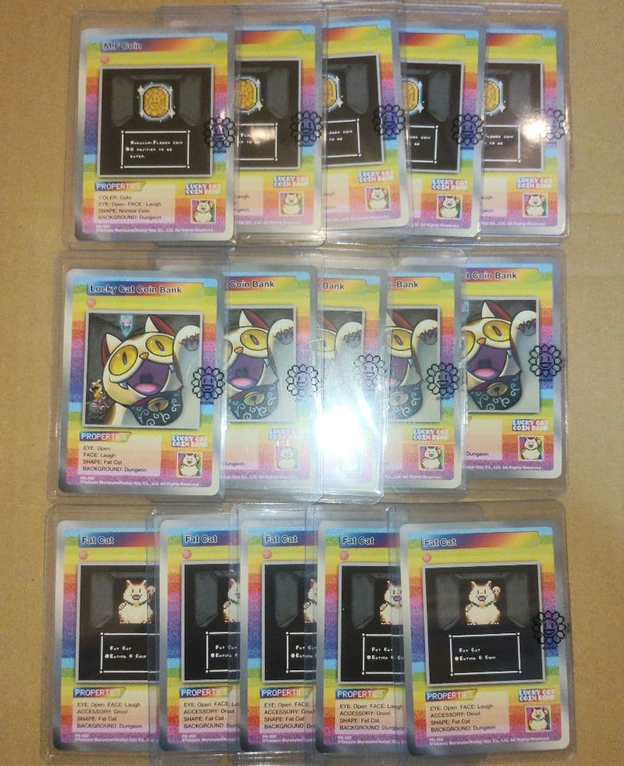 村上隆 サンフランシスコ プロモ 3種 各5枚計15枚セット