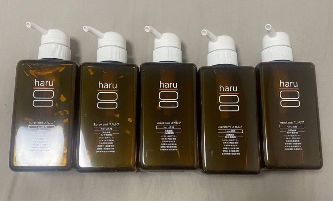 haru 黒髪スカルプシャンプー 400ml×5本セット