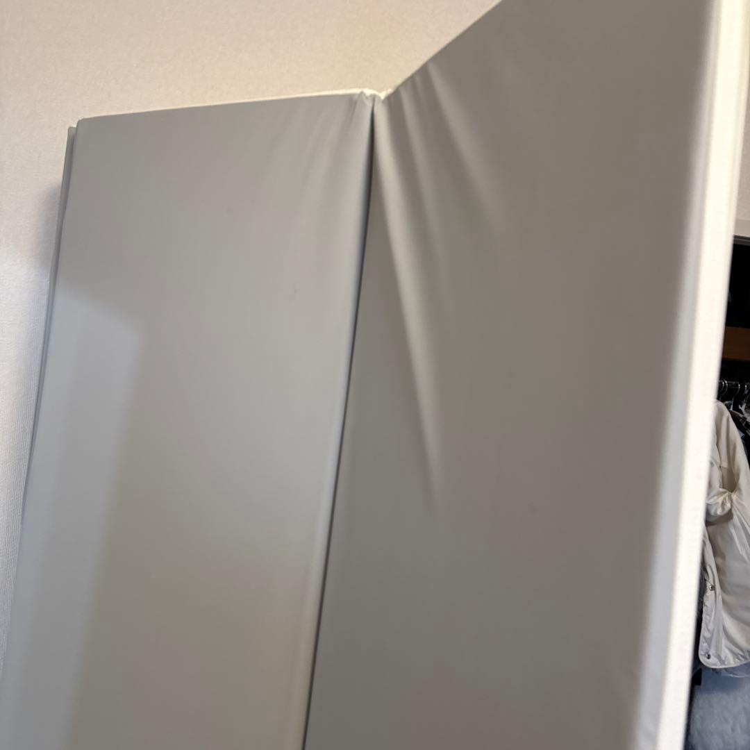 即発送プレイマットシームレス200×180リバーシブルカラー(グレー×ホワイト)