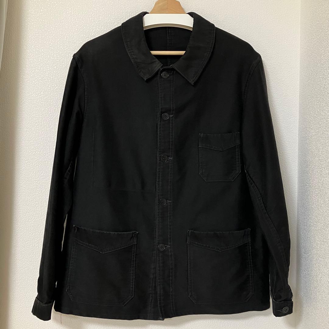 〜40s ブラックモールスキンジャケット