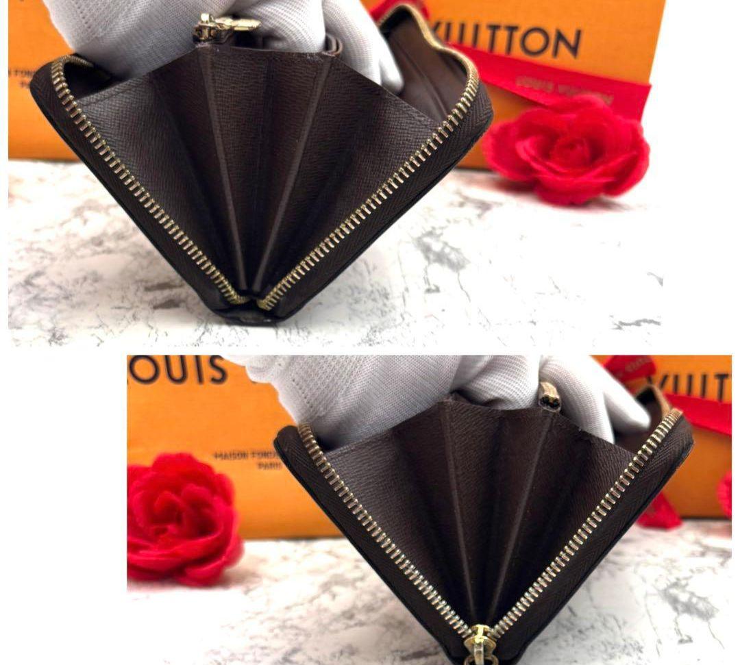 LOUIS VUITTON ダミエ ラウンドファスナー