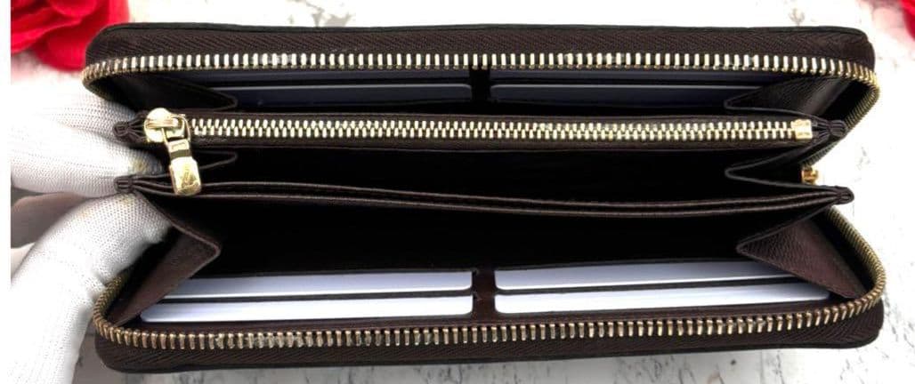 LOUIS VUITTON ダミエ ラウンドファスナー