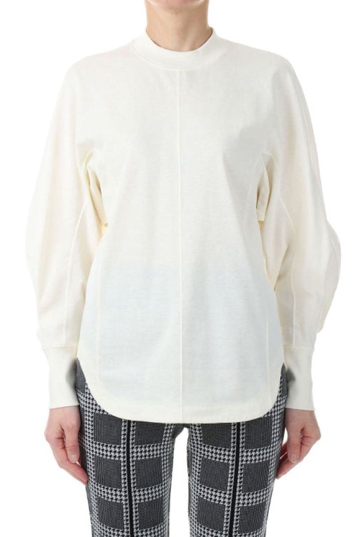 トップス Mame Kurogouchi Cotton Jersey Top IVORY