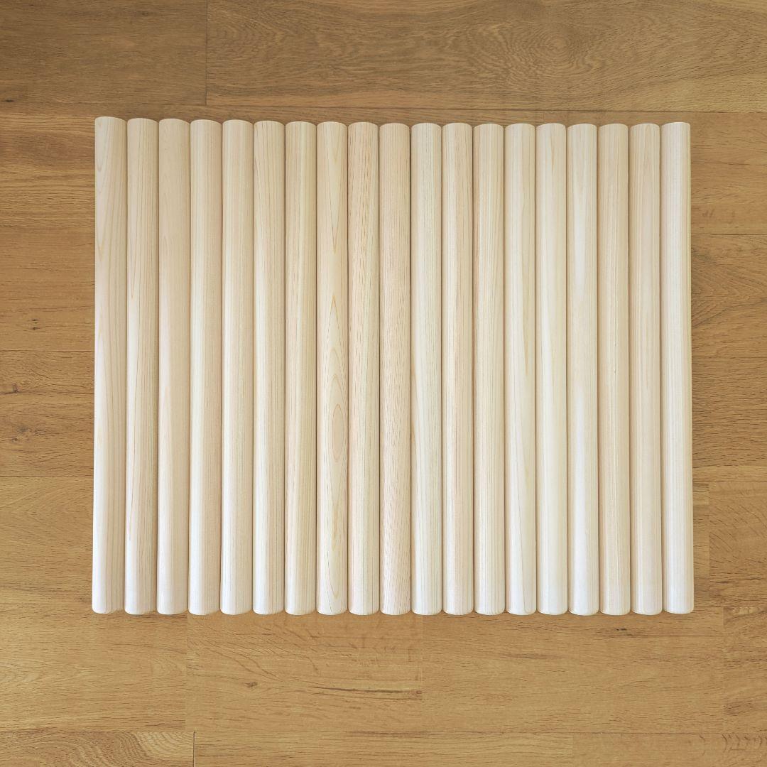 軽くて使いやすいグラインダーマンのヒノキバチ　新品 和太鼓バチ 10組(20本)