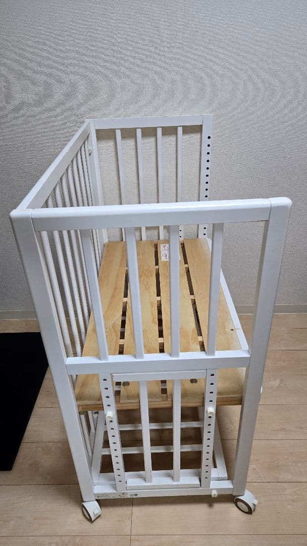 大和屋 そいねーる＋ムーブ ベビーベッド ホワイト　おまけ付き