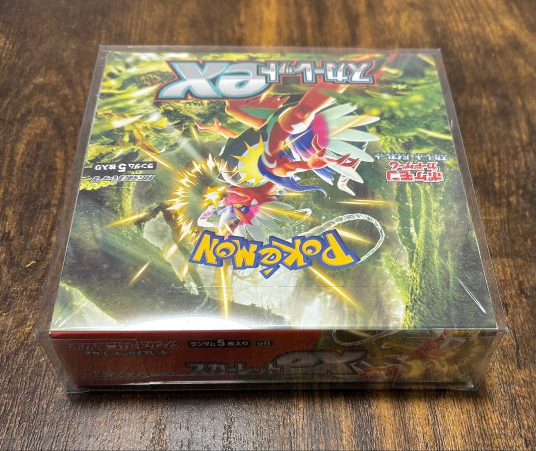 新品未開封　シュリンク付き　ポケモンカードスカーレットex