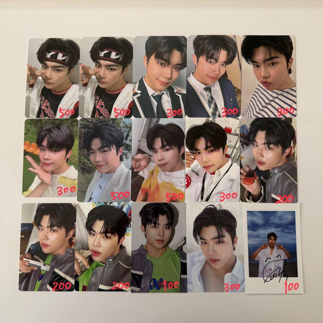 zb1 zerobaseone ゼベワン　ゴヌク　トレカ　封入　特典　セット