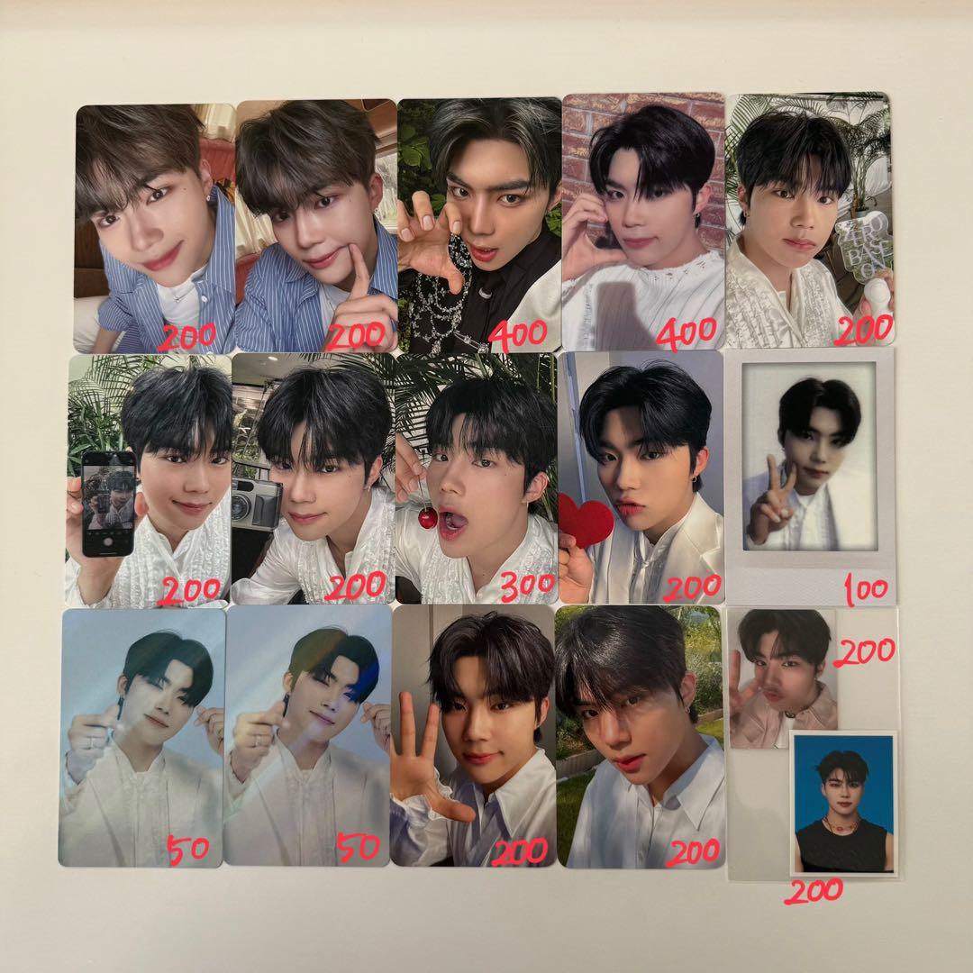 zb1 zerobaseone ゼベワン　ゴヌク　トレカ　封入　特典　セット