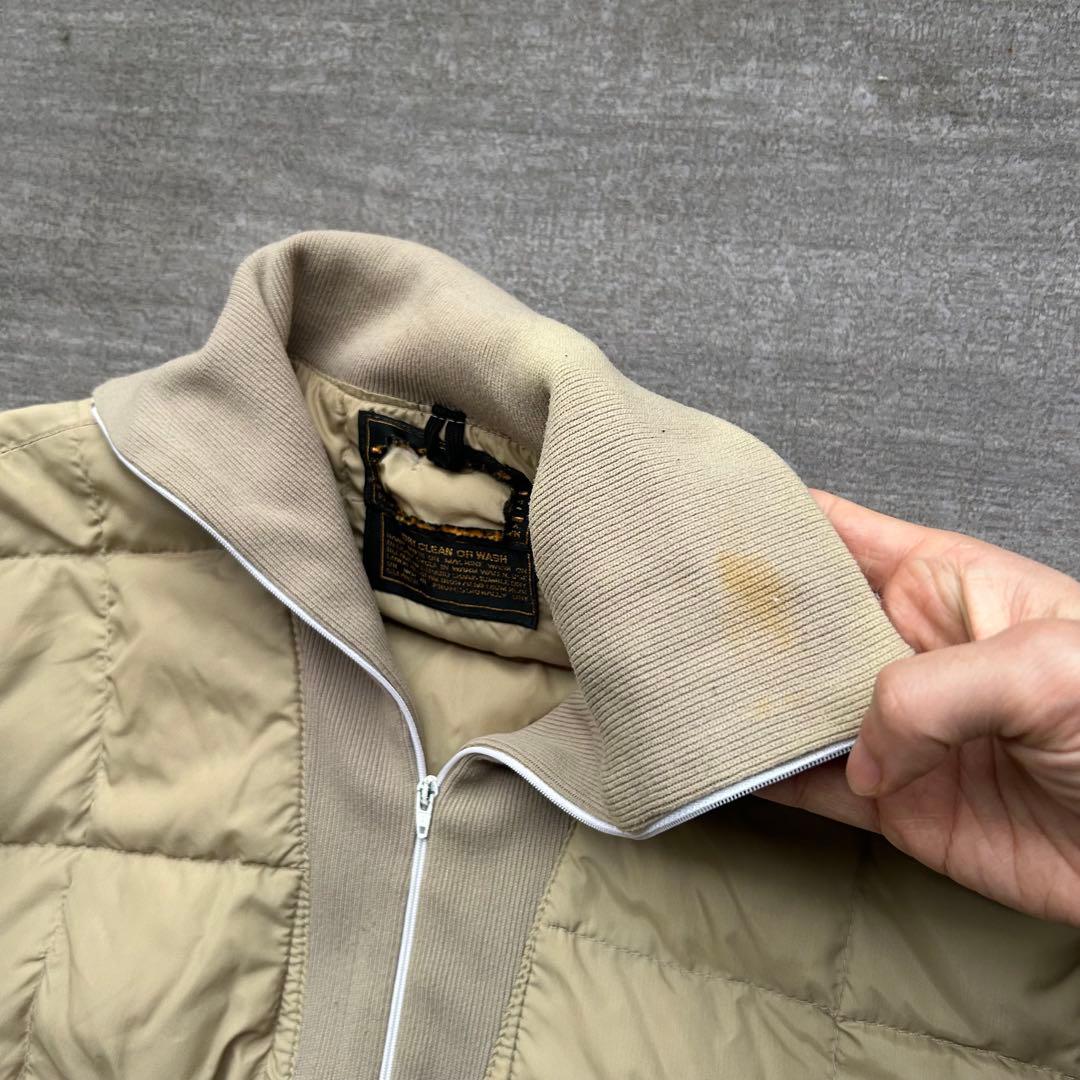 80s Eddie Bauer ダウン プルオーバー ドライバーズニット XL