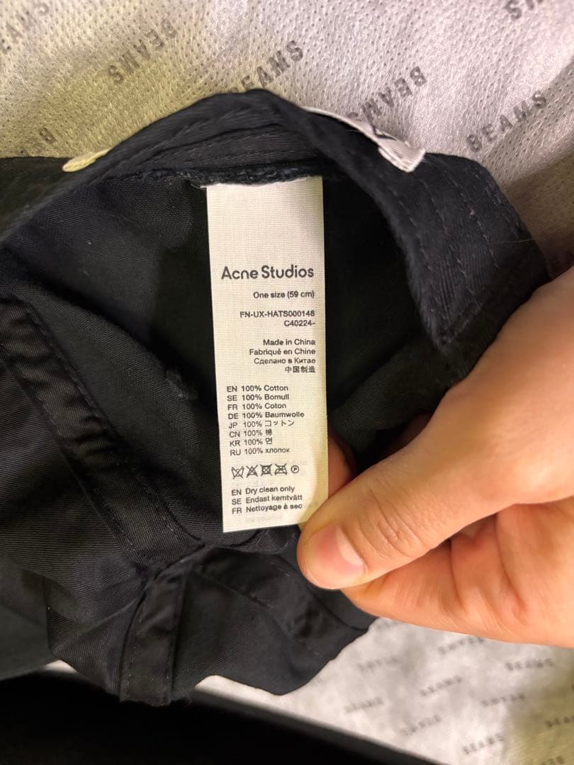 Acne Studios アクネストゥディオズベースボールキャップ C40224