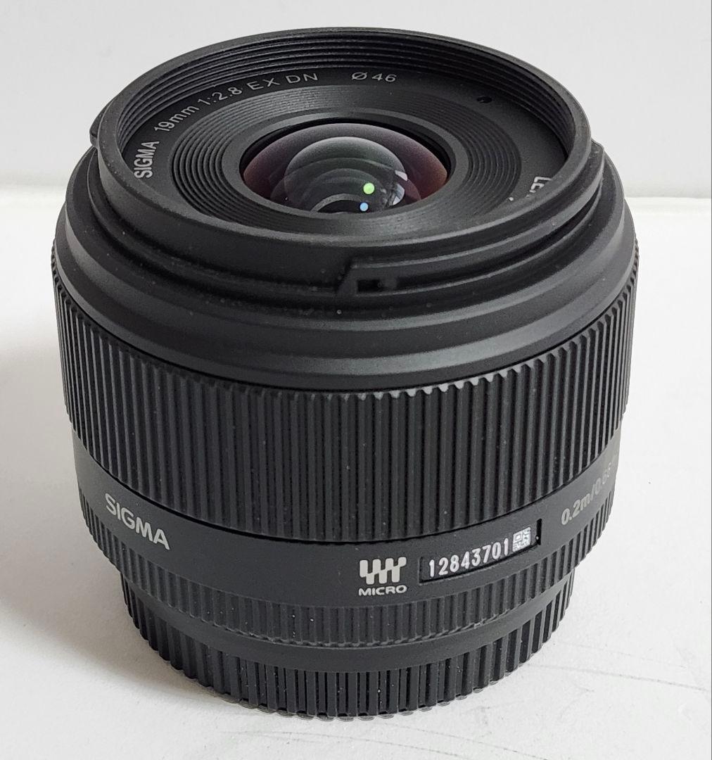 SIGMA 19mm F2.8 EX DN マイクロフォーサーズレンズ