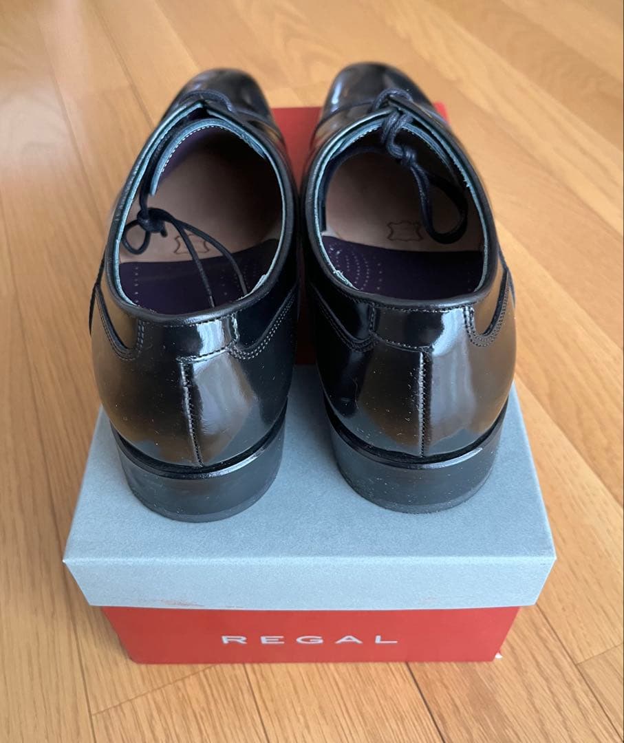 REGAL 25AR BE ブラック ストレートチップ(スクラッチタフレザー)