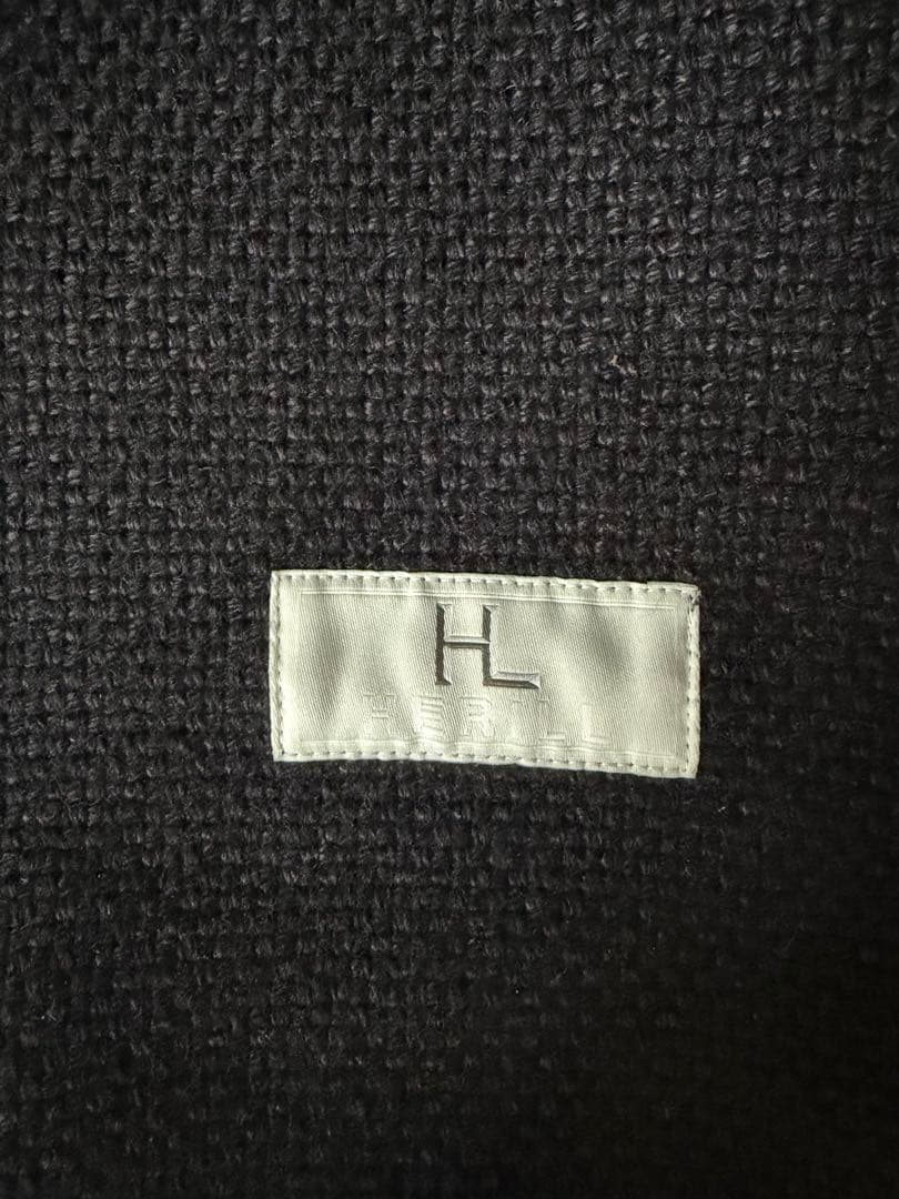 25AW HERILL Cashmere LinenChimayo Vest 黒