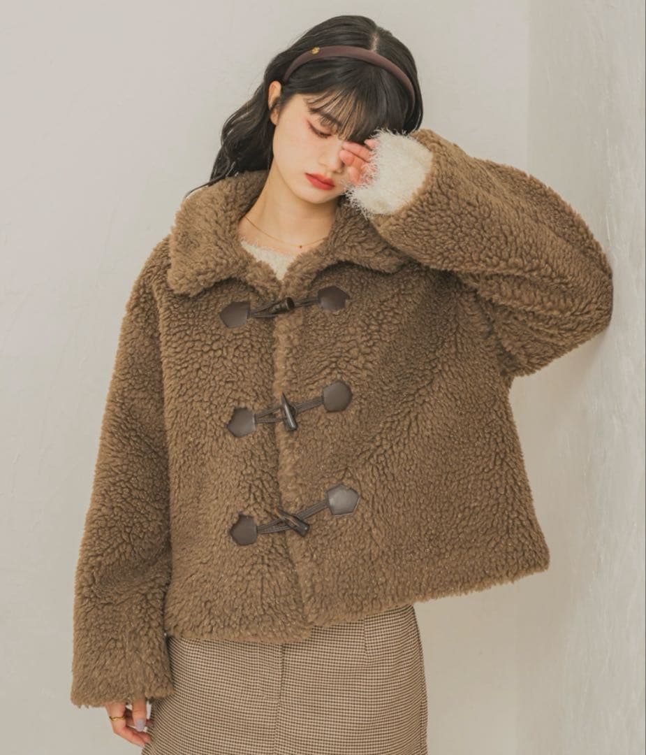 【新品未使用】REMOON ラメボアスタンドジャケット