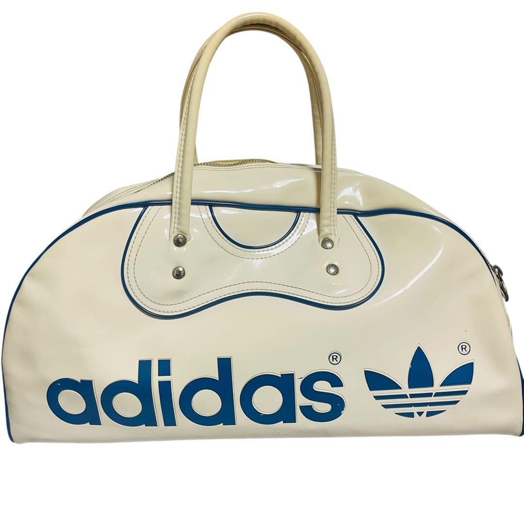 激レア アディダス 80'S エナメル ボストンバッグ adidas ビンテージ