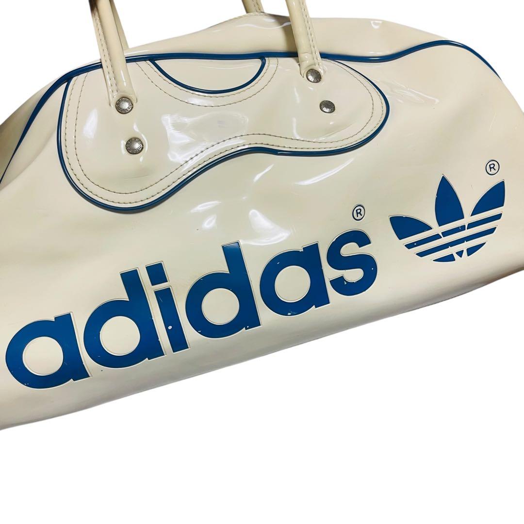 激レア アディダス 80'S エナメル ボストンバッグ adidas ビンテージ