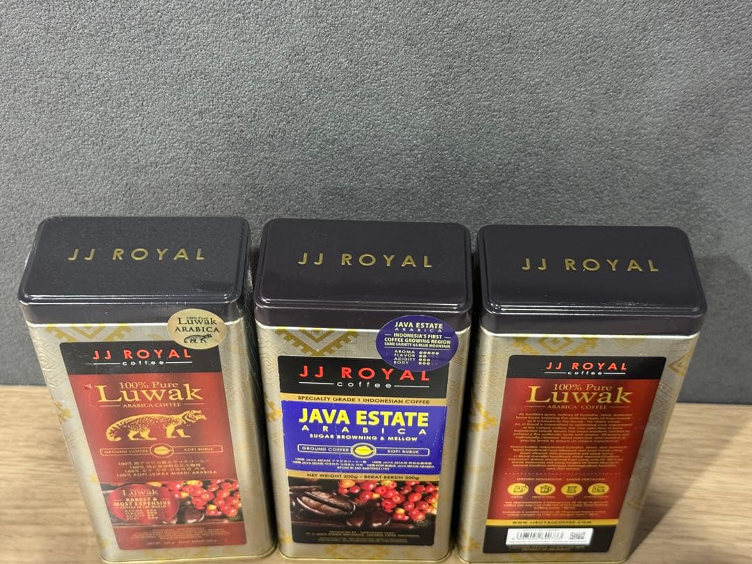 JJ  Coffee ジャバ・エステート　100%ピュア・ルアック