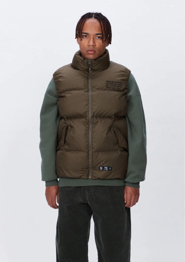 新品 22AW NEIGHBORHOOD DOWN VEST ダウンベスト 黒M